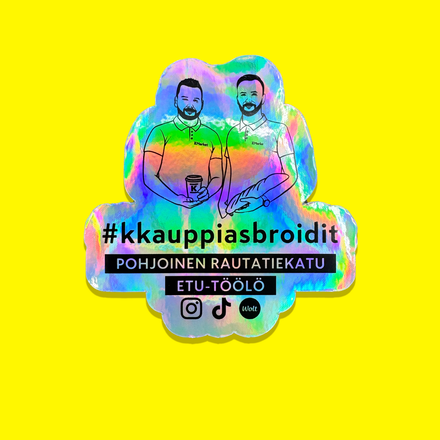 Hologram stickers – eye-catching, “premium” and a little magical