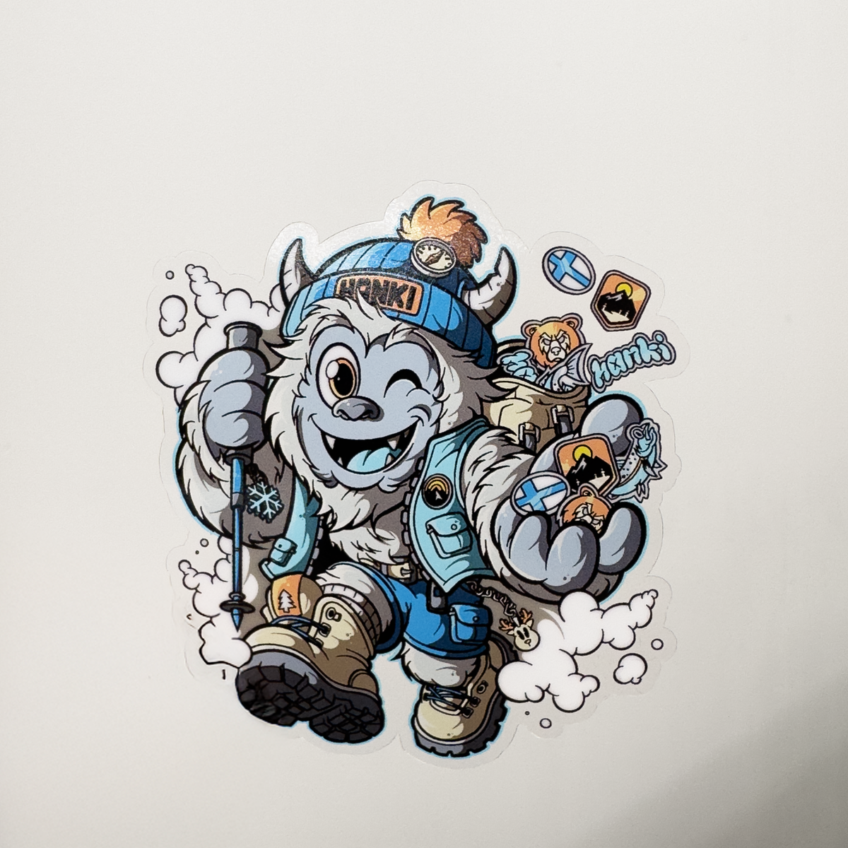 Stickers with your own image cut to shape