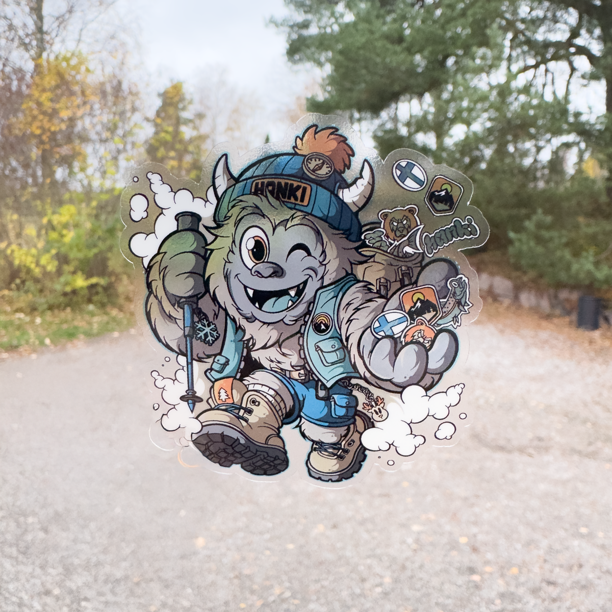 Stickers with your own image cut to shape